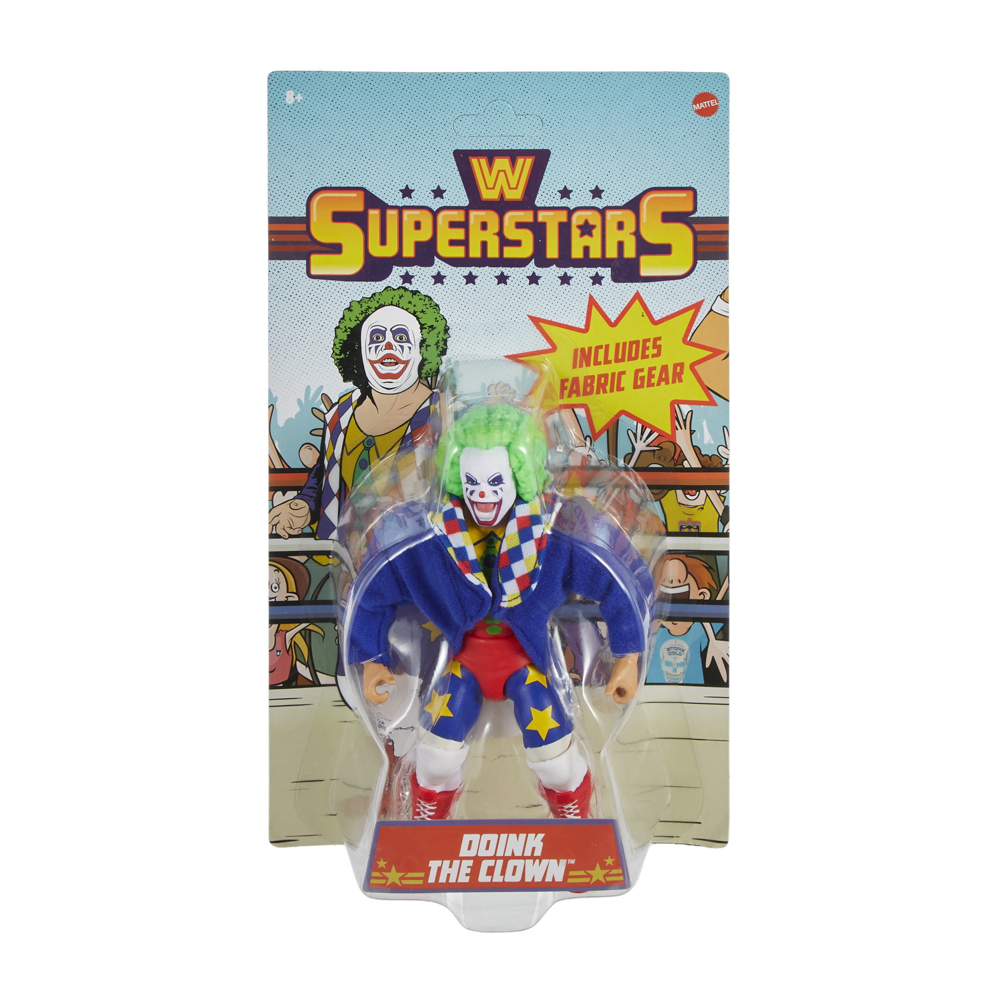 Wwe  Superstars  Figurine Articulée et Accessoires  Doink The Clown