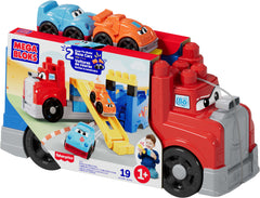 Mega Bloks-Camion Course et Construction-Coffret Avec 19Pièces