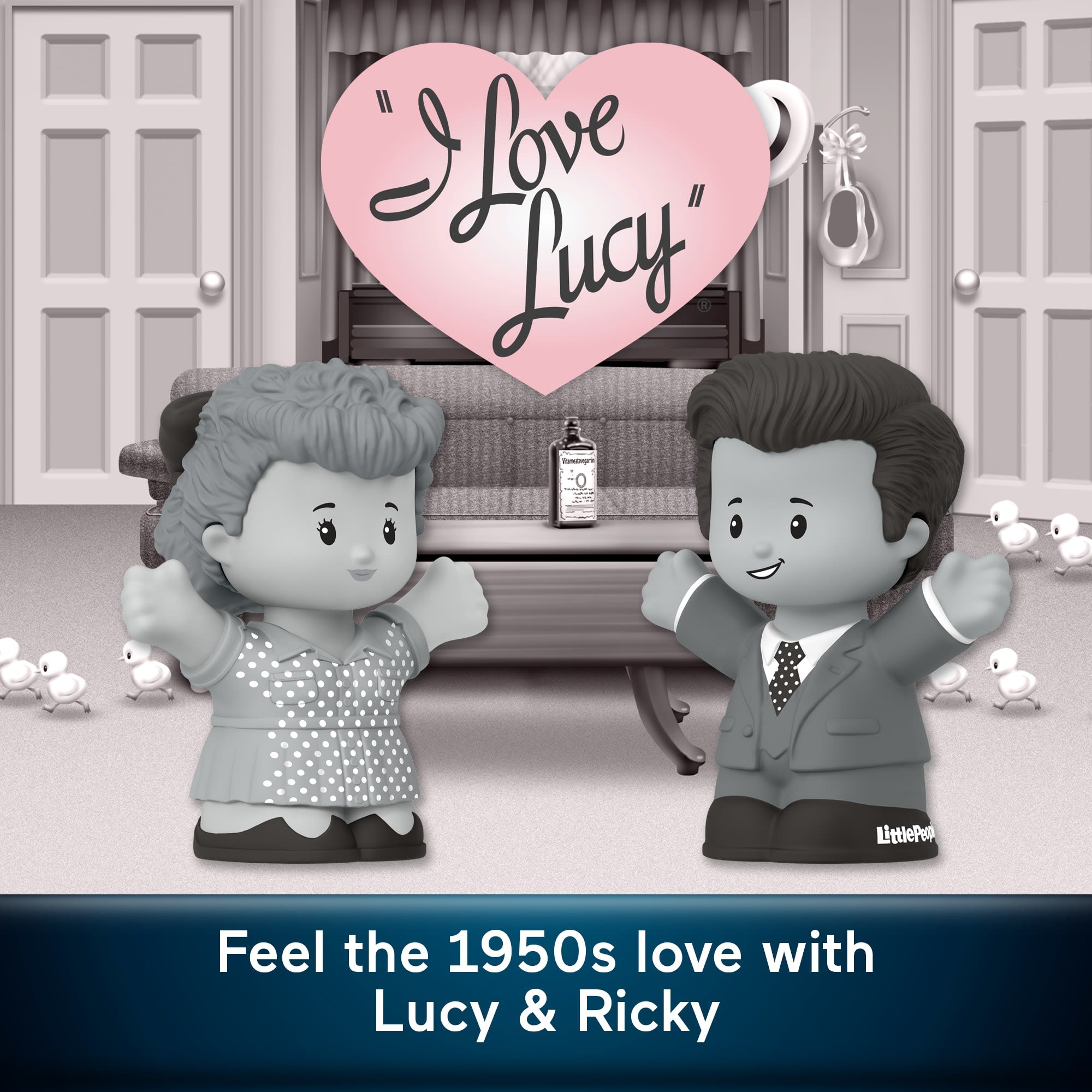 Little People Collector I Love Lucy: Lucy And Ricky Special Edition Figure Set For Adults & Fans