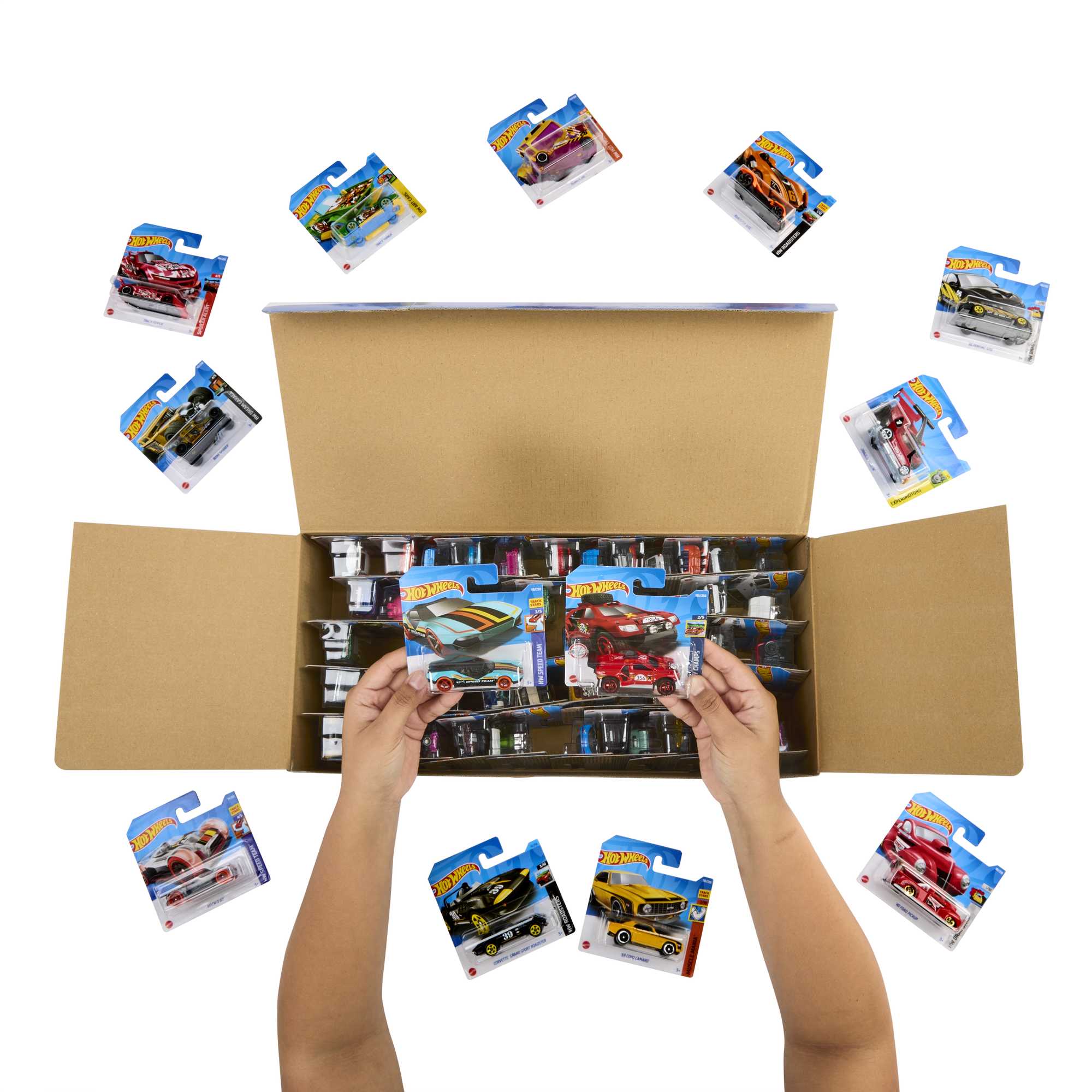 Hot Wheels®  Échelle1:64  Coffret de 60Véhicules de Collection