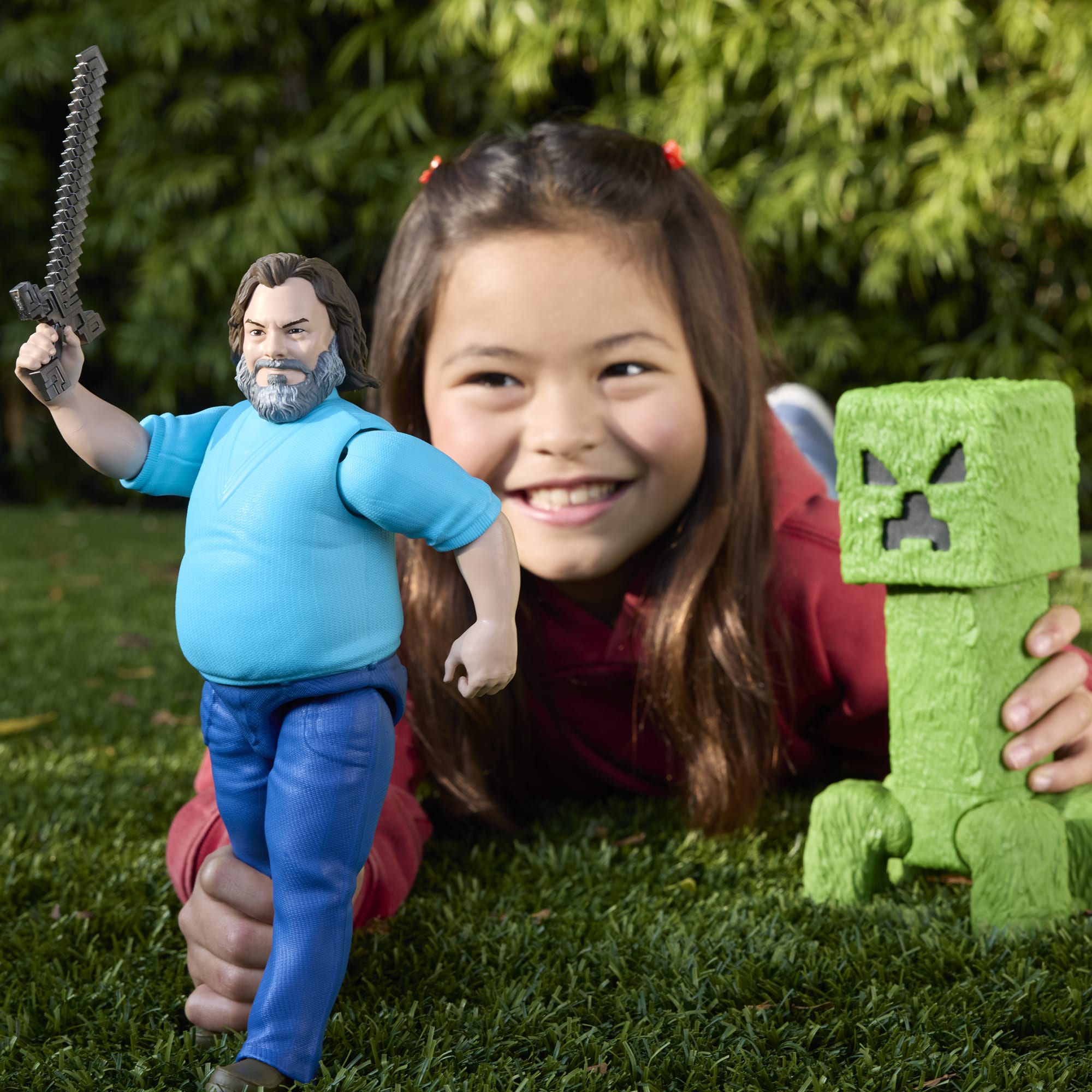 Minecraft Creeper Large-Scale Action Figure, 12-inch Character Collectible inspired By The Movie