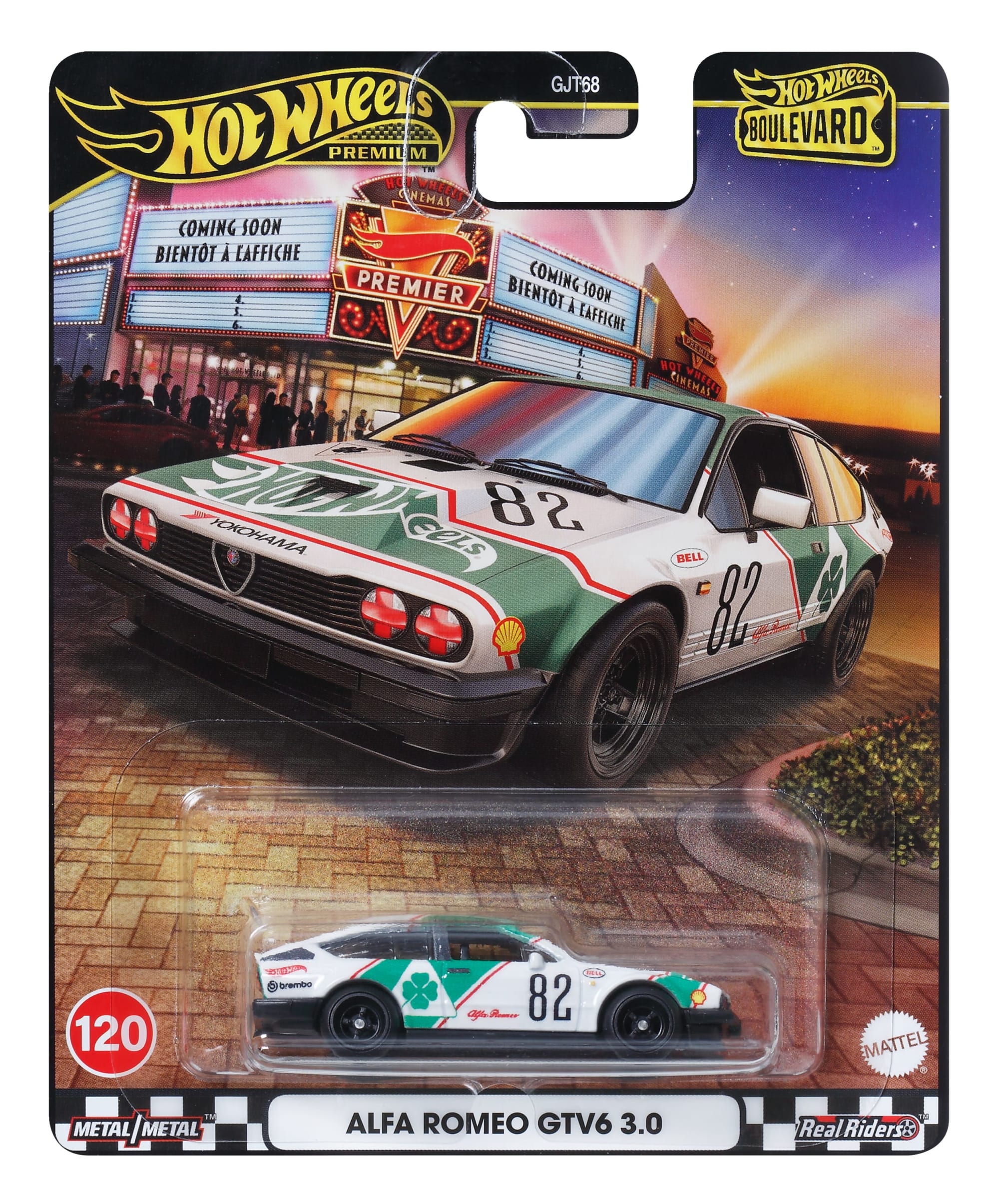Hot Wheels Collector Veículo de Brinquedo Alfa Romeo GTV6 3.0