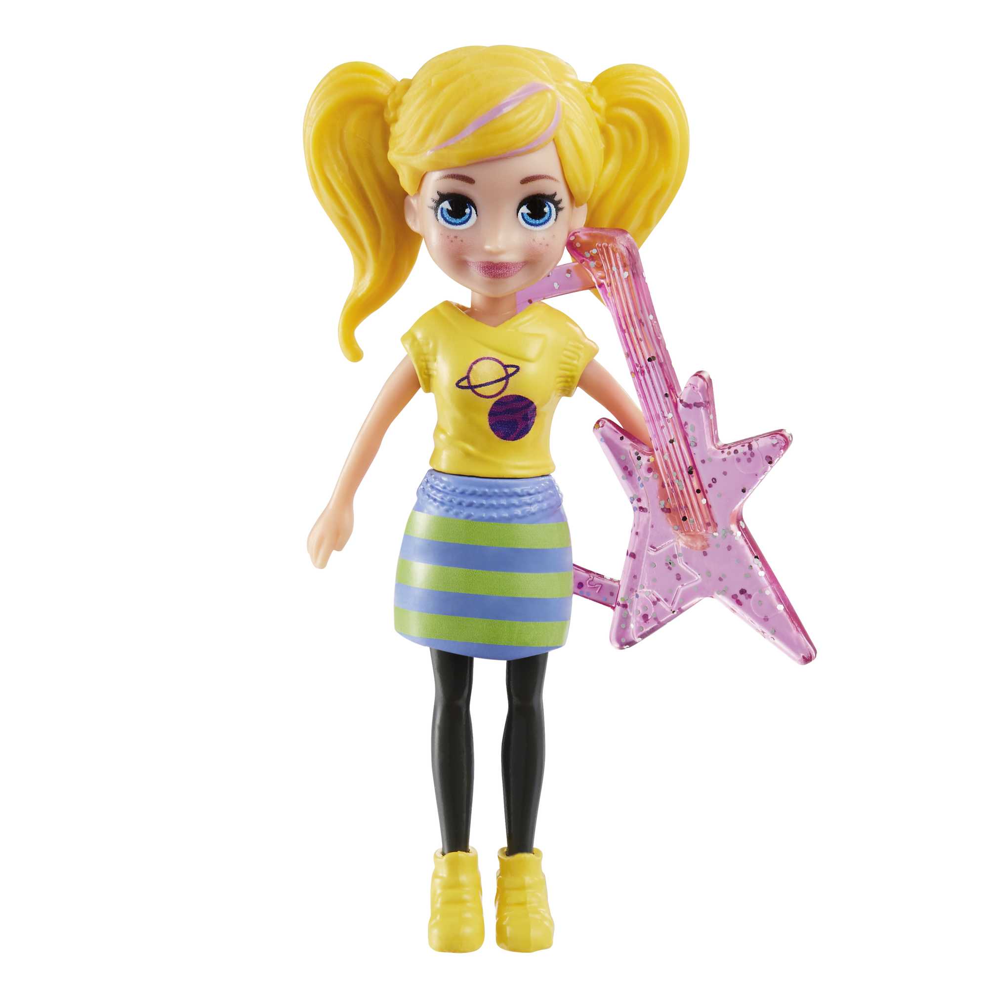 Polly Pocket 2 Dolls And 25 Accessories, Color-Change Seashine Mermaid Fashion Pack