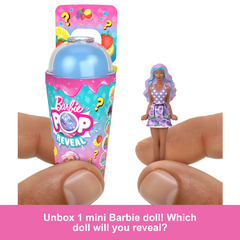 Barbie Mini Barbieland Pop Reveal Dolls, 1.5-inch Doll With Surprise Sensory Reveal
