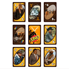 UNO Yellowstone Card Game For Kids, Adults & Family Night With Deck Inspired By The TV Show