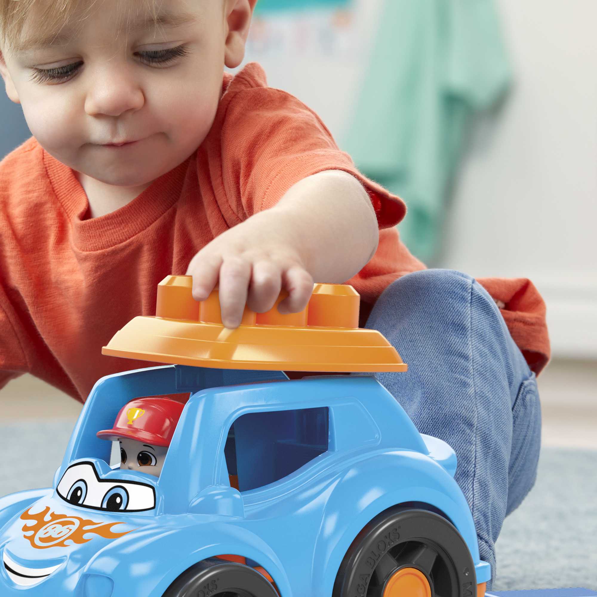 Mega Bloks Juguete de Construcción Coche de carreras Ricky