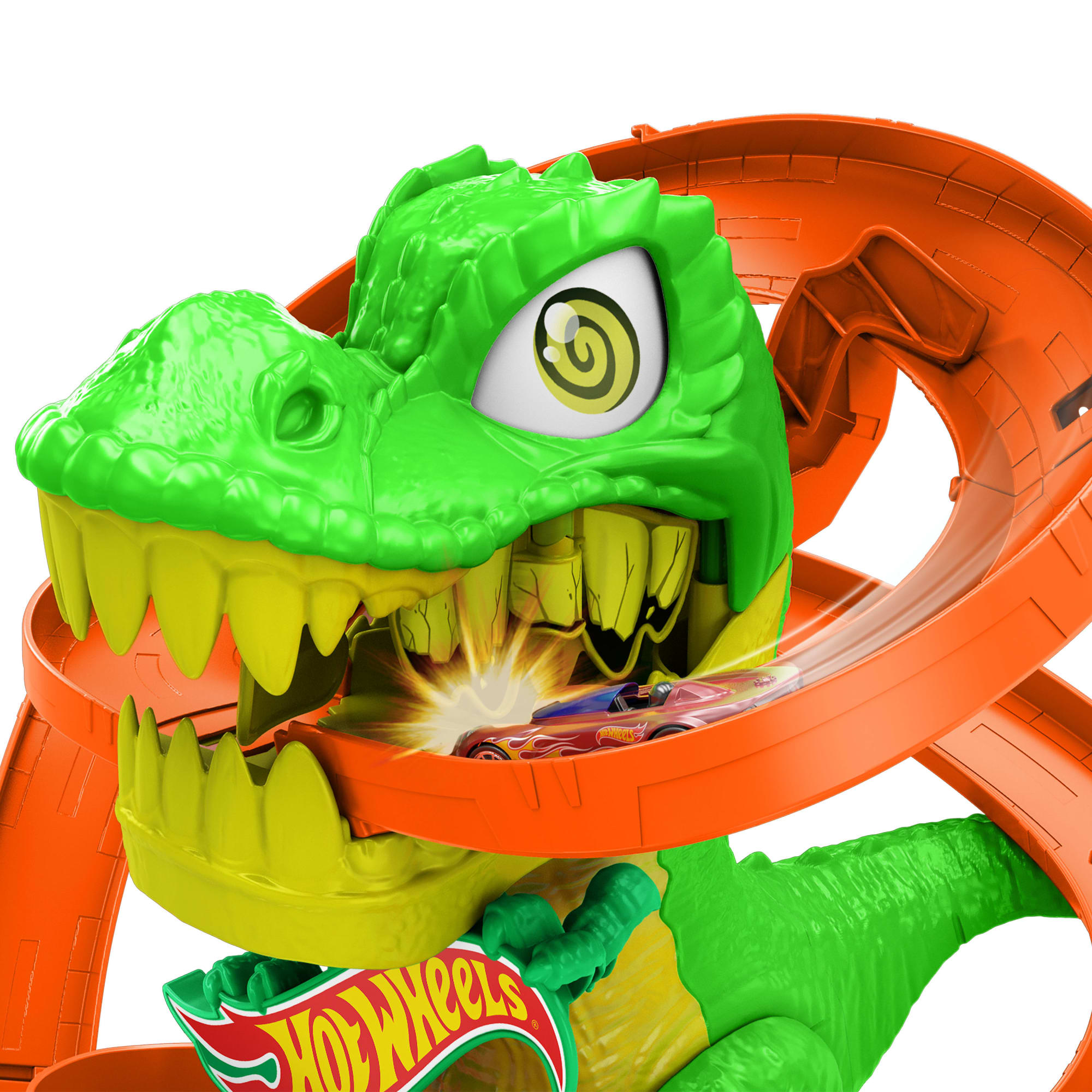 Hot Wheels  Ville  Échelle1:64  Coffret  T-Rex Bataille de Feu