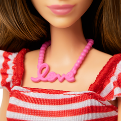 Barbie Pink Passport Paris Doll Set With Clothes & Picnic Accessories, Includes Brunette Doll