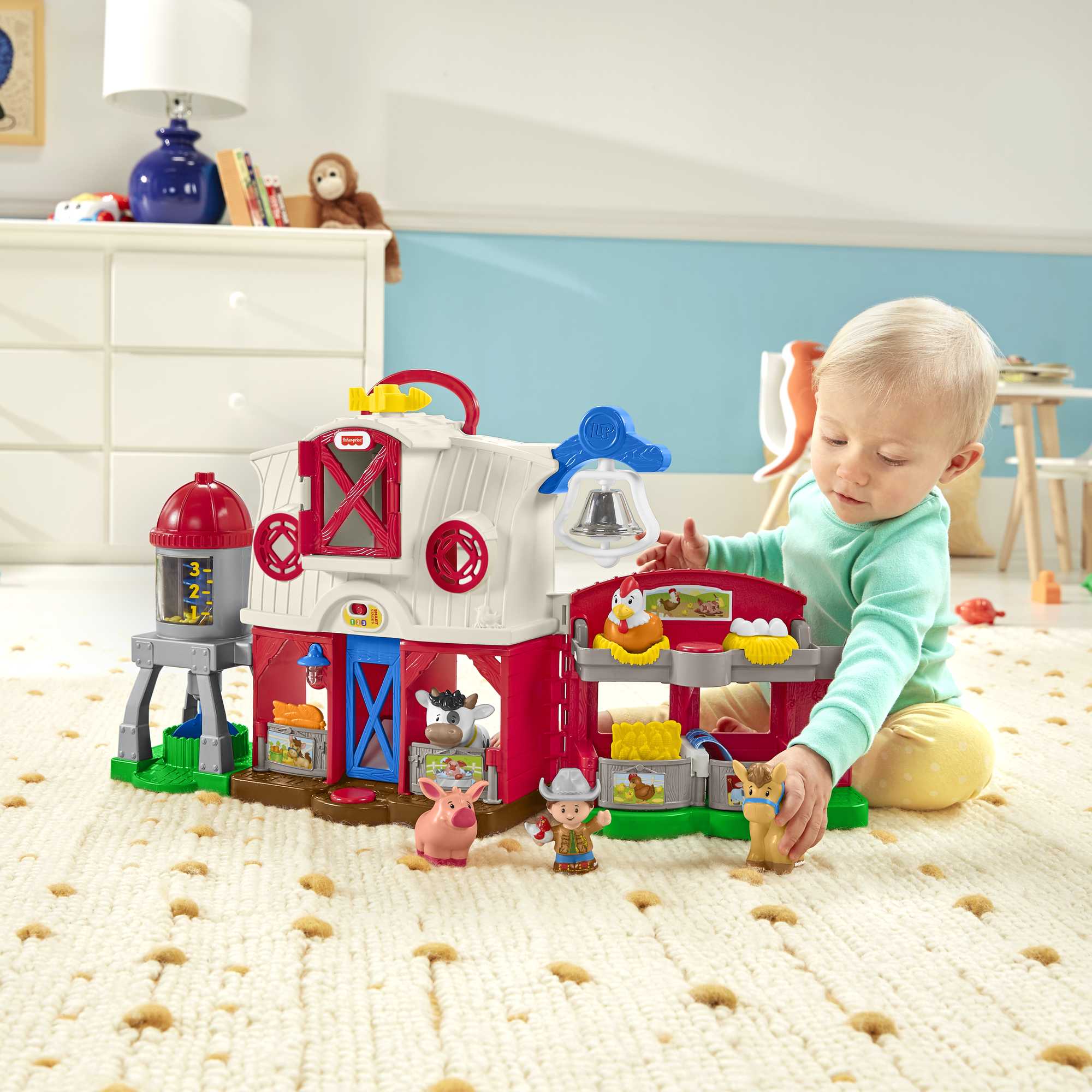 Little People Brinquedo para Bebês Cuidados com Animais de Fazenda