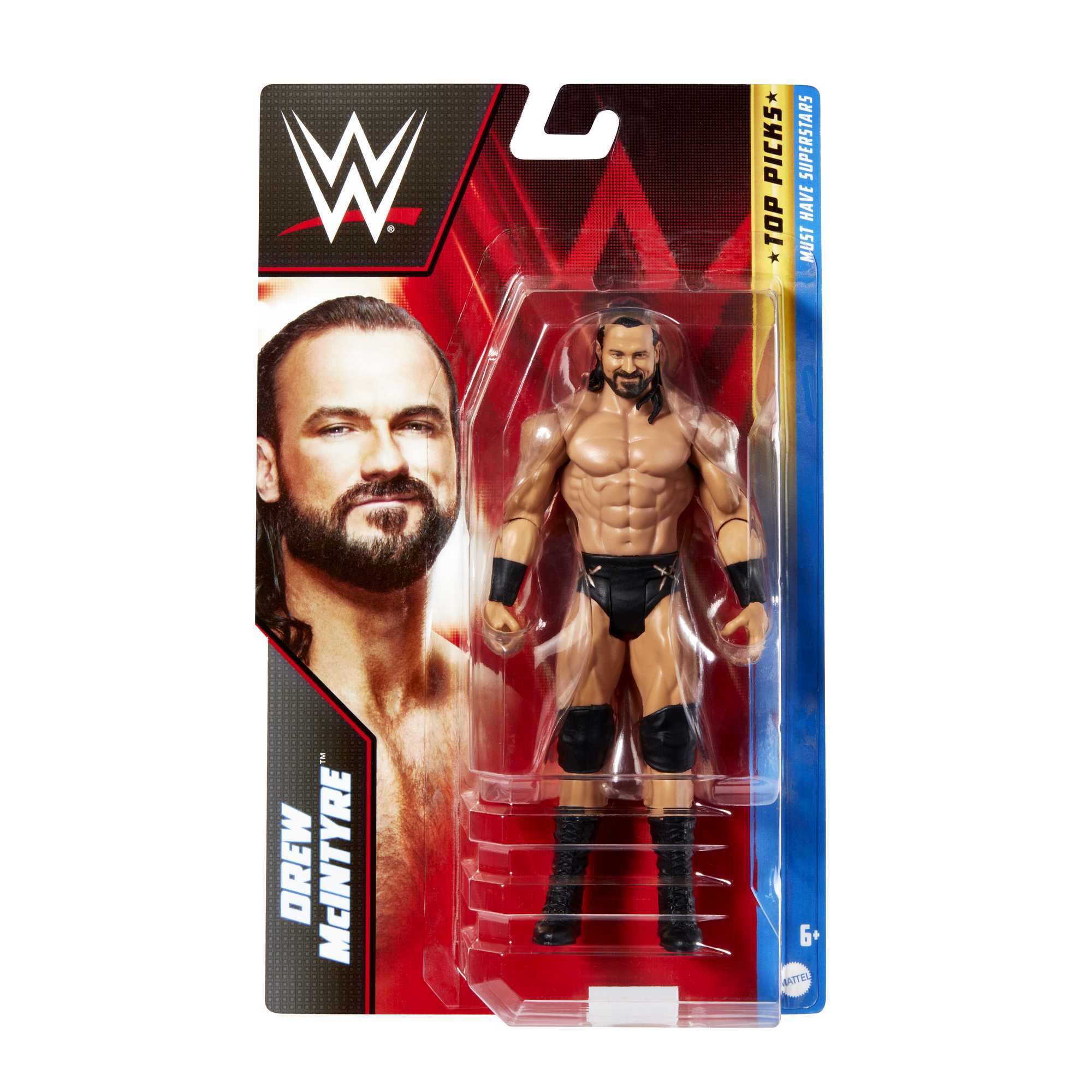 WWE Top Picks Action Figures, 6-Inch Collectible Superstars With Articulation