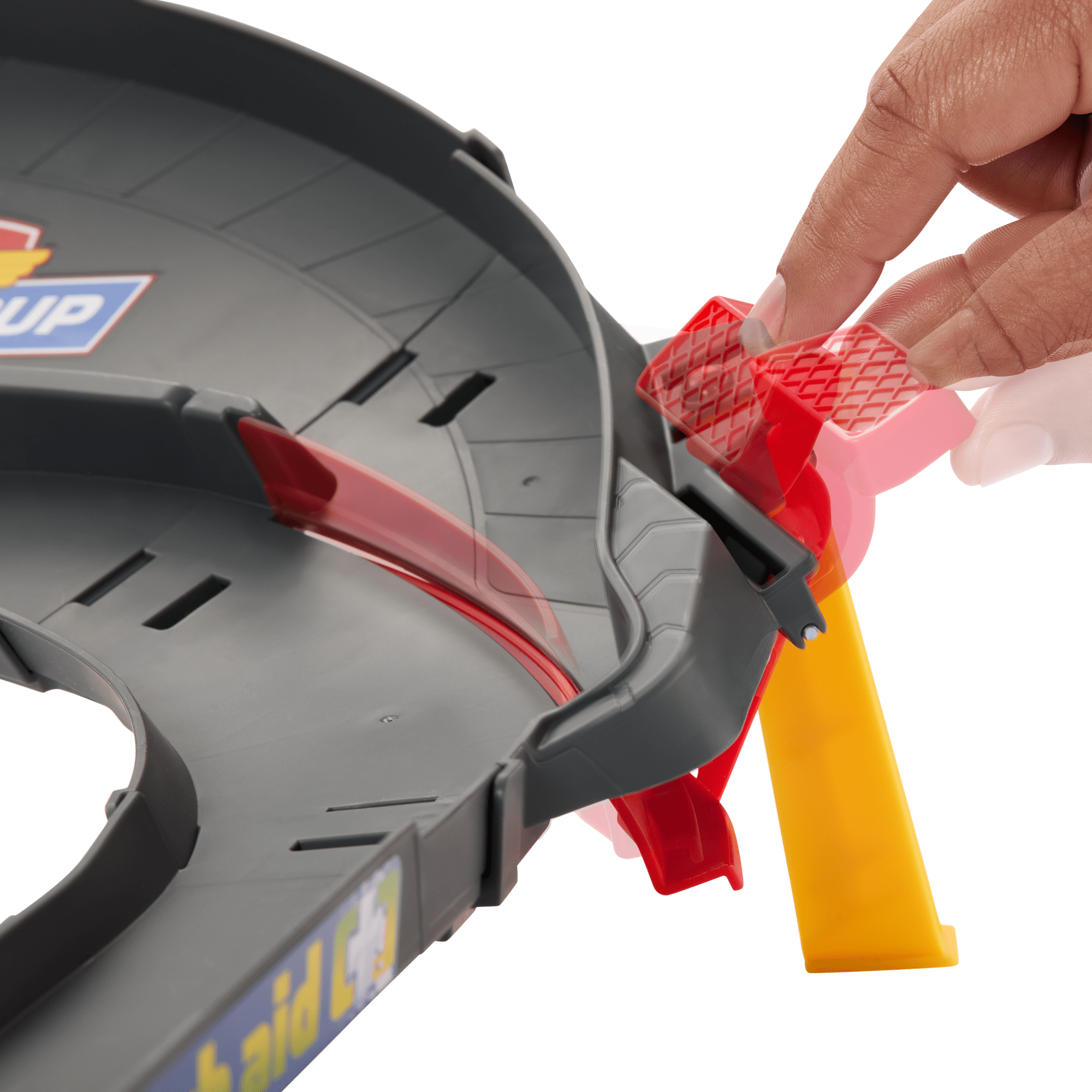 Disney And Pixar Cars Nascar Lane Change Race Playset With 2 Toy Vehicles, Includes Lightning Mcqueen