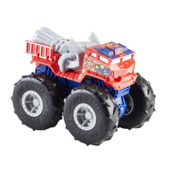 Hot Wheels Monster Trucks Vehículo de Juguete 1:43 Llantas Todo Terreno 5 Alarm