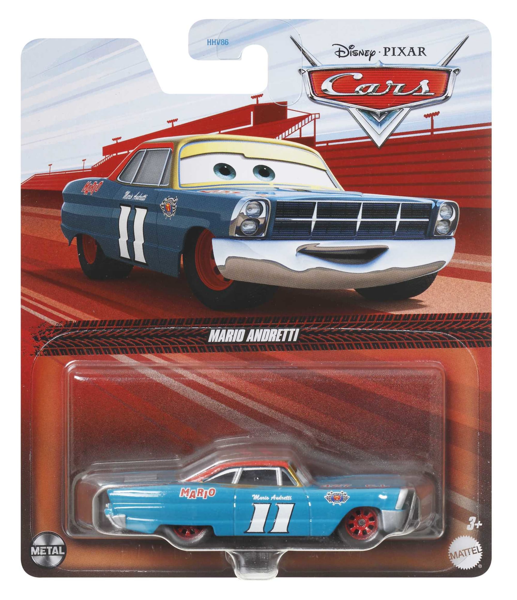 Cars de Disney y Pixar Vehículo de Juguete Mario Andretti