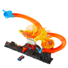 Hot Wheels City Pista de Brinquedo Ataque de Cobra vs Pizzaria