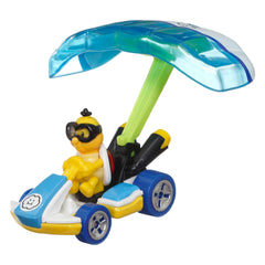Hot Wheels Mario Kart Vehículo de Juguete Lakitu Estándar Kart con Cloud Glider
