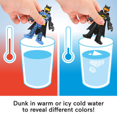 Imaginext DC Super Friends Color Changers Batman & Two-Face 3-Piece Figure Set For Kids