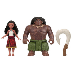 Disney Moana 2 Moana & Maui Ocean Adventures 2-Pack Small Dolls & Accessory Set