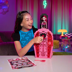 Monster High Skulltimate Secrets Garden Mysteries Playset, Draculaura Doll With 19+ Surprises