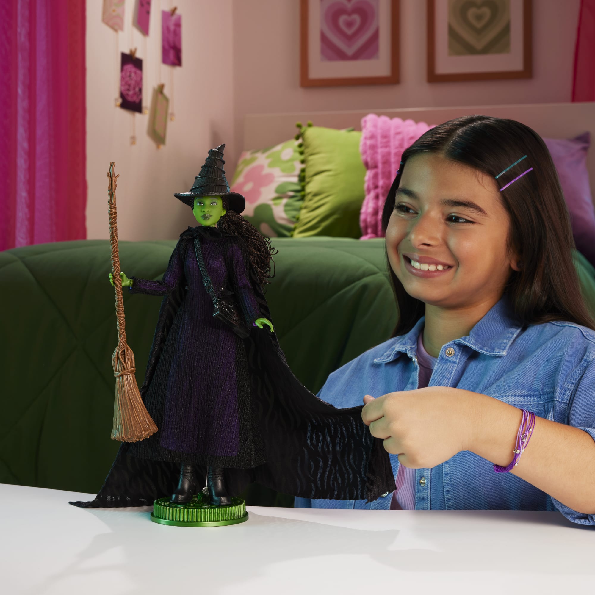 Universal Pictures’ Wicked Deluxe Elphaba Fashion Doll & Accessories With Braided Hair & Posability - Coming Soon
