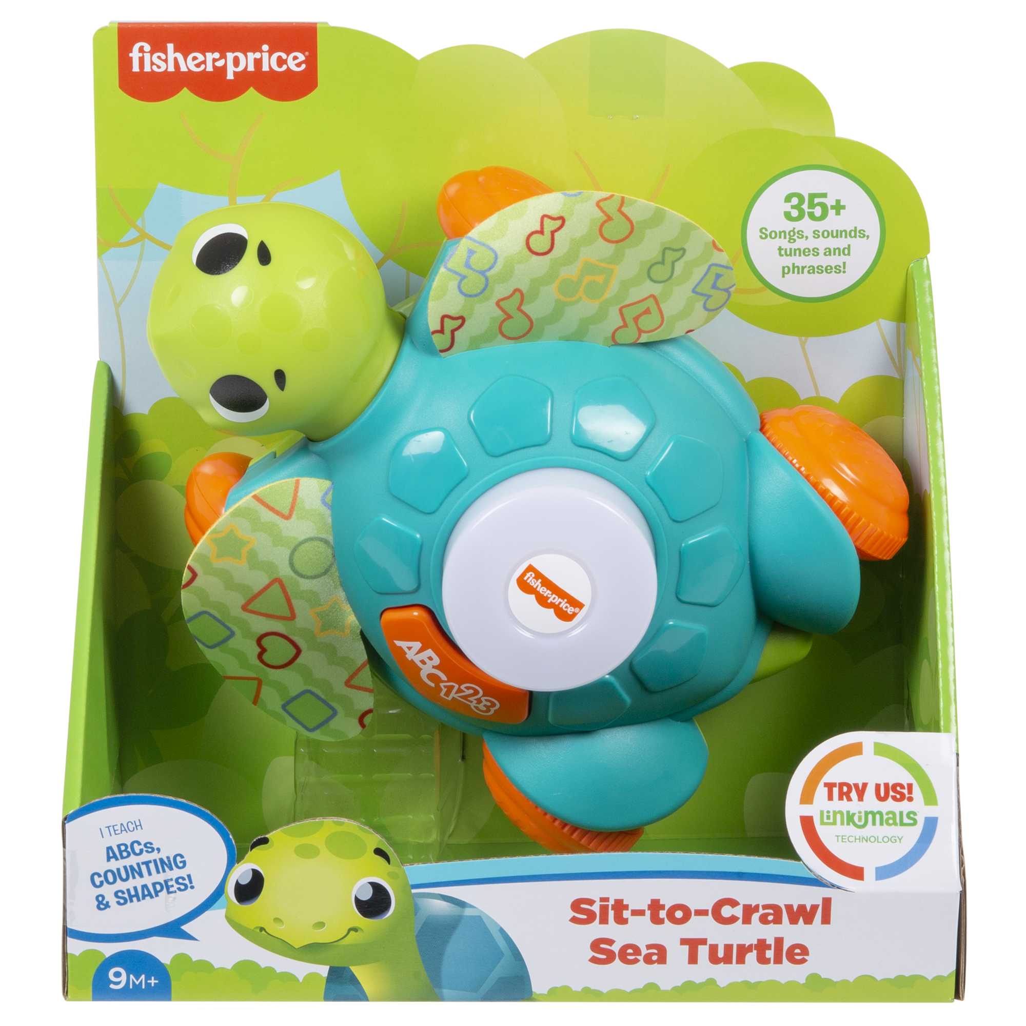 Fisher-Price Linkimals Tortue de Mer S’Asseoir et Ramper